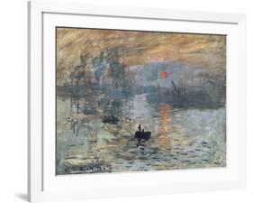 Impression, Sunrise-Claude Monet-Framed Art Print