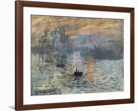 Impression, Sunrise-Claude Monet-Framed Art Print