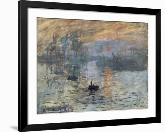 Impression, Sunrise-Claude Monet-Framed Art Print