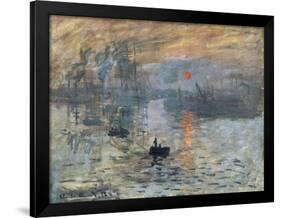 Impression, Sunrise-Claude Monet-Framed Art Print