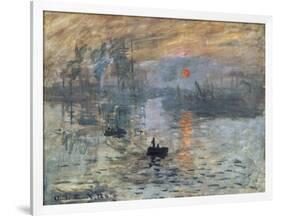 Impression, Sunrise-Claude Monet-Framed Art Print