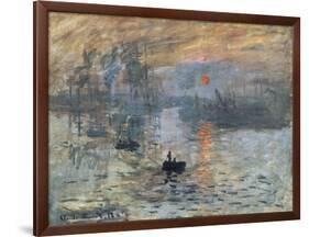 Impression, Sunrise-Claude Monet-Framed Art Print