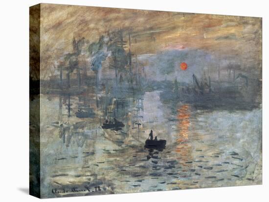 Impression, Sunrise-Claude Monet-Stretched Canvas