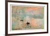 Impression Sunrise-Claude Monet-Framed Premium Giclee Print