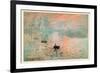 Impression Sunrise-Claude Monet-Framed Premium Giclee Print