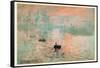 Impression Sunrise-Claude Monet-Framed Stretched Canvas