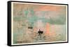 Impression Sunrise-Claude Monet-Framed Stretched Canvas