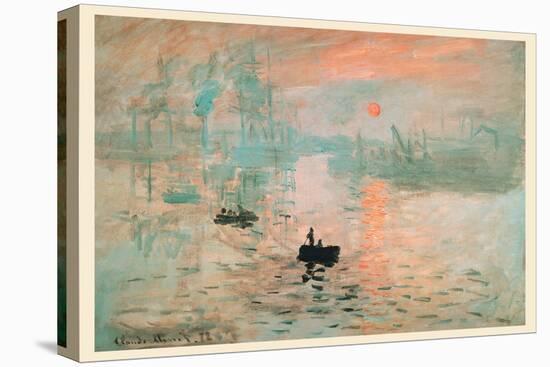 Impression Sunrise-Claude Monet-Stretched Canvas