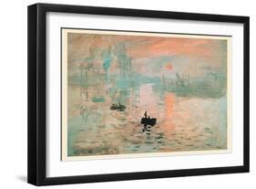 Impression Sunrise-Claude Monet-Framed Art Print