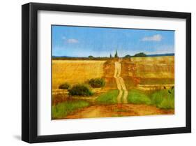 Impressionist Road-Chris Vest-Framed Art Print