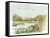 Impressionist Watercolor I-Ethan Harper-Framed Stretched Canvas