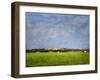 Impressionistic Harvest Field and Truck-Robert Cattan-Framed Photographic Print