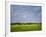 Impressionistic Harvest Field and Truck-Robert Cattan-Framed Photographic Print