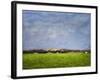 Impressionistic Harvest Field and Truck-Robert Cattan-Framed Photographic Print