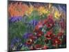 Impressionistic Pansies-David Carriere-Mounted Photographic Print