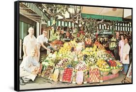 Impressive Market Display-null-Framed Stretched Canvas