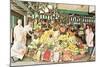 Impressive Market Display-null-Mounted Art Print