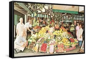 Impressive Market Display-null-Framed Stretched Canvas