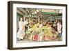 Impressive Market Display-null-Framed Art Print