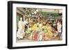 Impressive Market Display-null-Framed Art Print