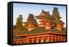 Impressive Shrine Complex of Heian-Jingu (Shrine)-Gavin Hellier-Framed Stretched Canvas