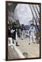 Impressment of an American Sailor by a British Naval Officer-null-Framed Giclee Print