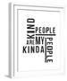 Imprint - Kind People-Otto Gibb-Framed Giclee Print