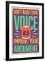 Improve Your Argument-Vintage Vector Studio-Framed Premium Giclee Print