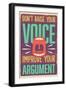 Improve Your Argument-Vintage Vector Studio-Framed Art Print