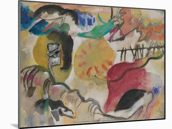 Improvisation 27 (Garden of Love II), 1912-Wassily Kandinsky-Mounted Art Print