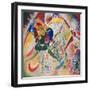 Improvisation 35, 1914 (Oil on Canvas)-Wassily Kandinsky-Framed Giclee Print