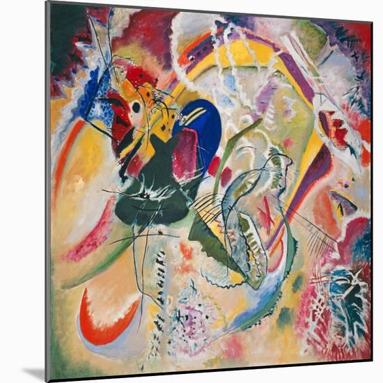 Improvisation 35, 1914 (Oil on Canvas)-Wassily Kandinsky-Mounted Giclee Print