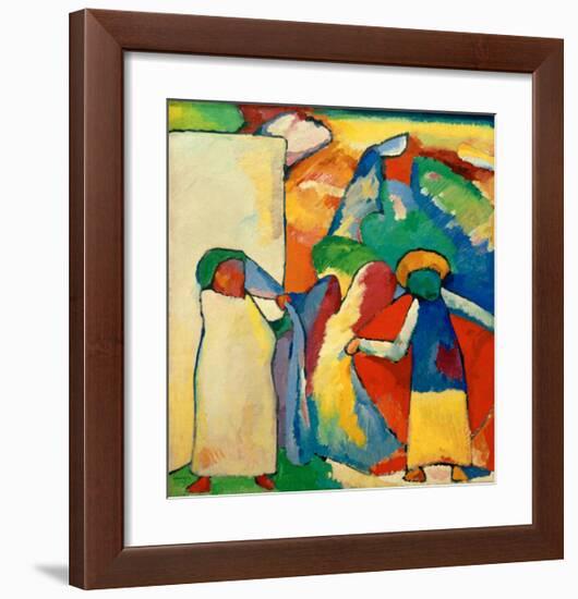 Improvisation 6, 1909-Wassily Kandinsky-Framed Giclee Print