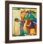 Improvisation 6, 1909-Wassily Kandinsky-Framed Giclee Print