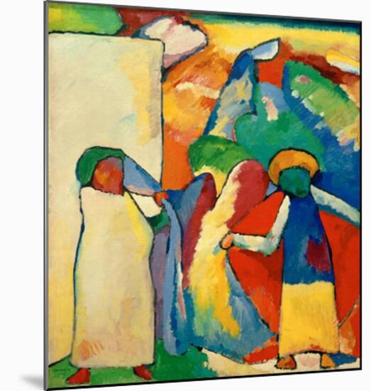Improvisation 6, 1909-Wassily Kandinsky-Mounted Giclee Print