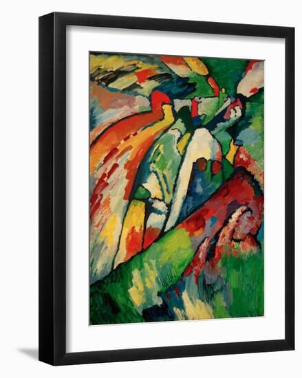 Improvisation 7 (Storm), 1910-Wassily Kandinsky-Framed Giclee Print