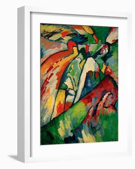 Improvisation 7 (Storm), 1910-Wassily Kandinsky-Framed Giclee Print