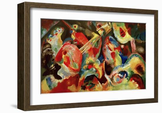 Improvisation Deluge, 1913-Wassily Kandinsky-Framed Giclee Print