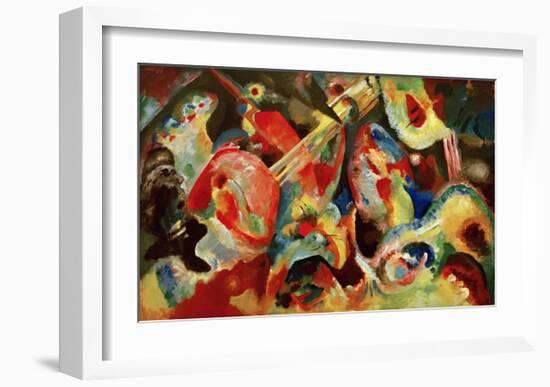 Improvisation Deluge, 1913-Wassily Kandinsky-Framed Giclee Print