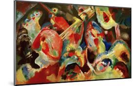 Improvisation Deluge, 1913-Wassily Kandinsky-Mounted Giclee Print