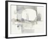 Improvisation I Gray Crop-Mike Schick-Framed Art Print