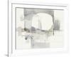 Improvisation I Gray Crop-Mike Schick-Framed Art Print