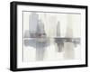 Improvisation II Gray Crop-Mike Schick-Framed Art Print