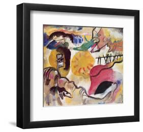 Improvisation No. 27 (The Garden of Love), c.1912-Wassily Kandinsky-Framed Premium Giclee Print