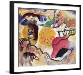 Improvisation No. 27 (The Garden of Love), c.1912-Wassily Kandinsky-Framed Premium Giclee Print