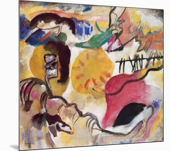 Improvisation No. 27 (The Garden of Love), c.1912-Wassily Kandinsky-Mounted Premium Giclee Print