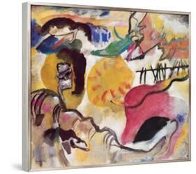 Improvisation No. 27 (The Garden of Love), c.1912-Wassily Kandinsky-Framed Premium Giclee Print