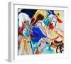 Improvisation No. 30 - Cannons (1913)-Wassily Kandinsky-Framed Art Print