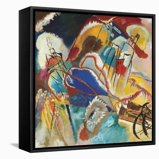 Improvisation No. 30 (Cannons), 1913-Wassily Kandinsky-Framed Stretched Canvas