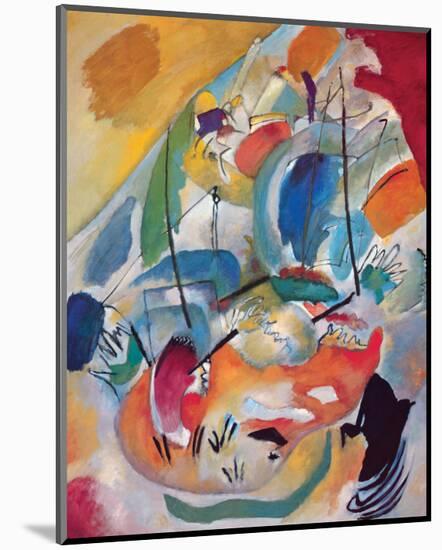 Improvisation No.31: Sea Battle-Wassily Kandinsky-Mounted Premium Giclee Print